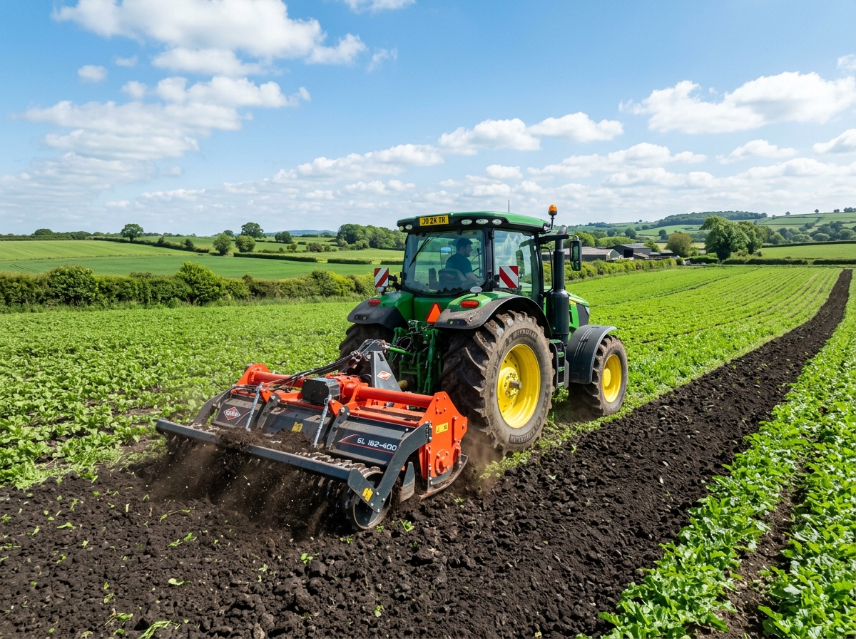 Sonalika Rotavator in Field
